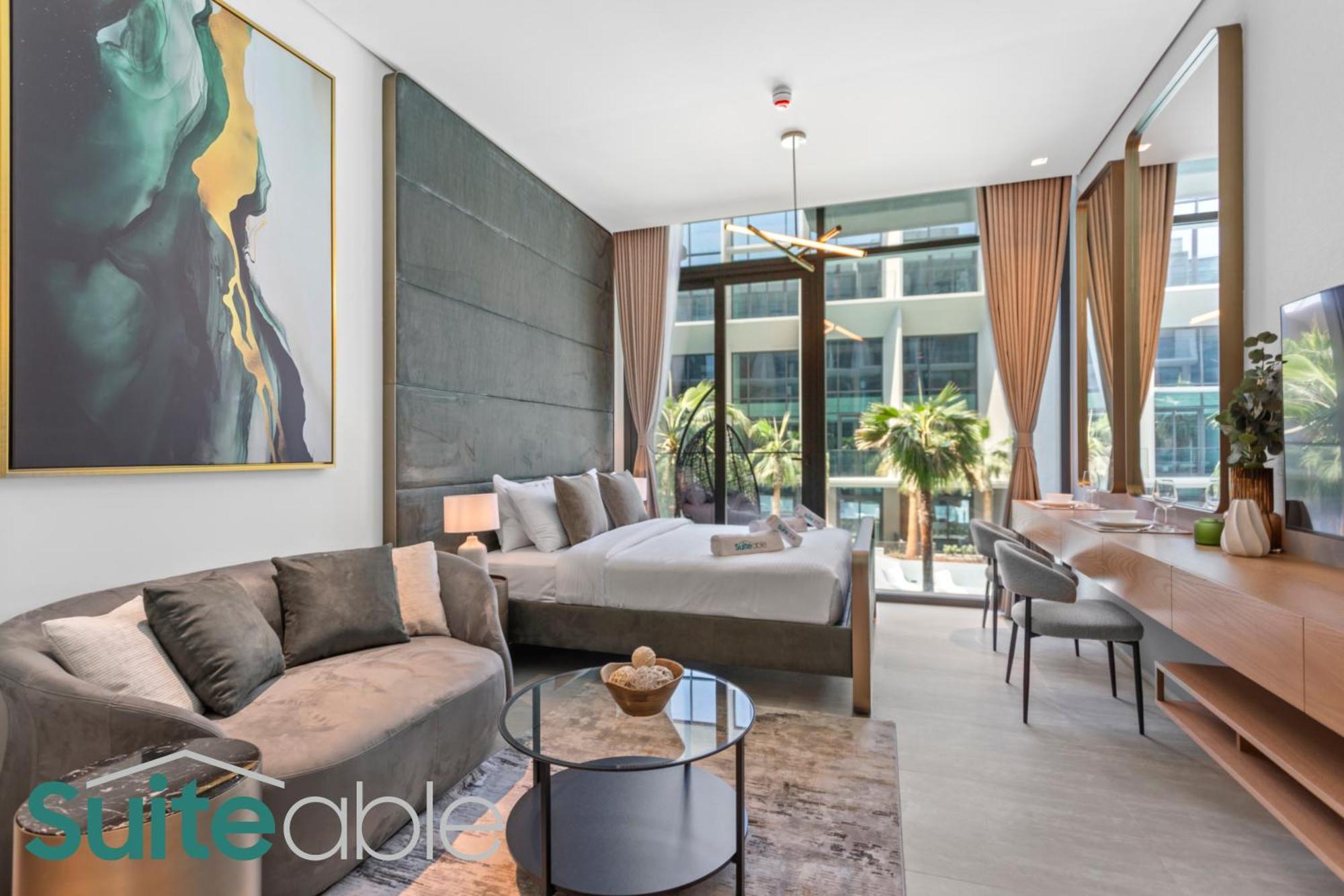 Aesthetic With Stunning Pool View In Jvc Dubai